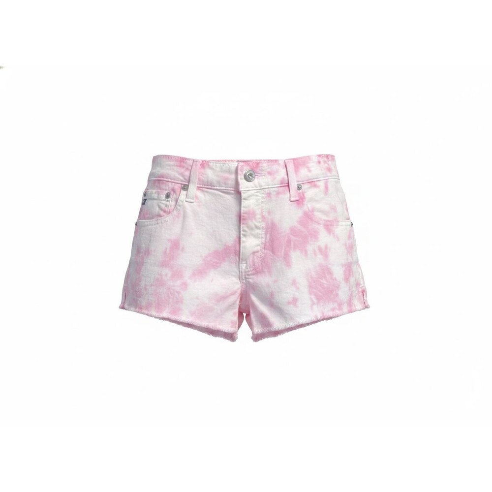 AG Adriano Goldschmied Daisy Low Rise Pink Tie Dye Women's Shorts 30 NWT